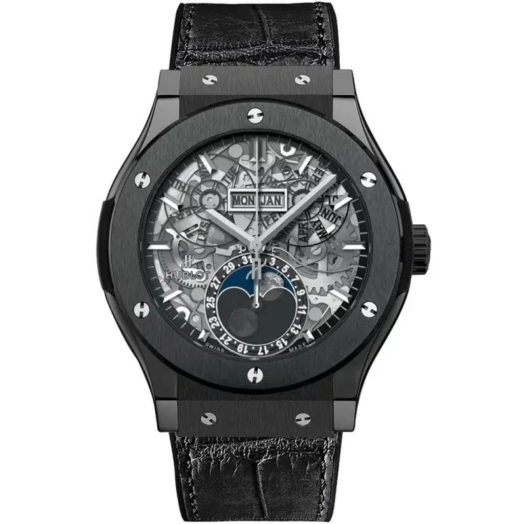 Hublot 517.cx.0170.lr Classic Fusion Aerofusion Moonphase 45mm Mens Watch Black Magic-Hover-Image