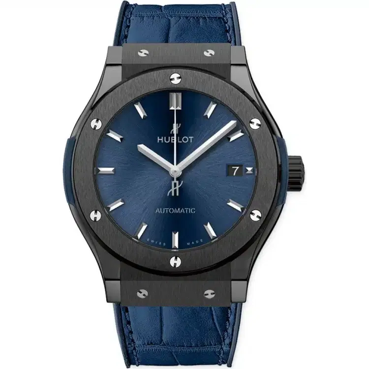 Hublot 565.cm.7170.lr Classic Fusion Automatic 38mm Midsize Watch Ceramic Blue-Hover-Image