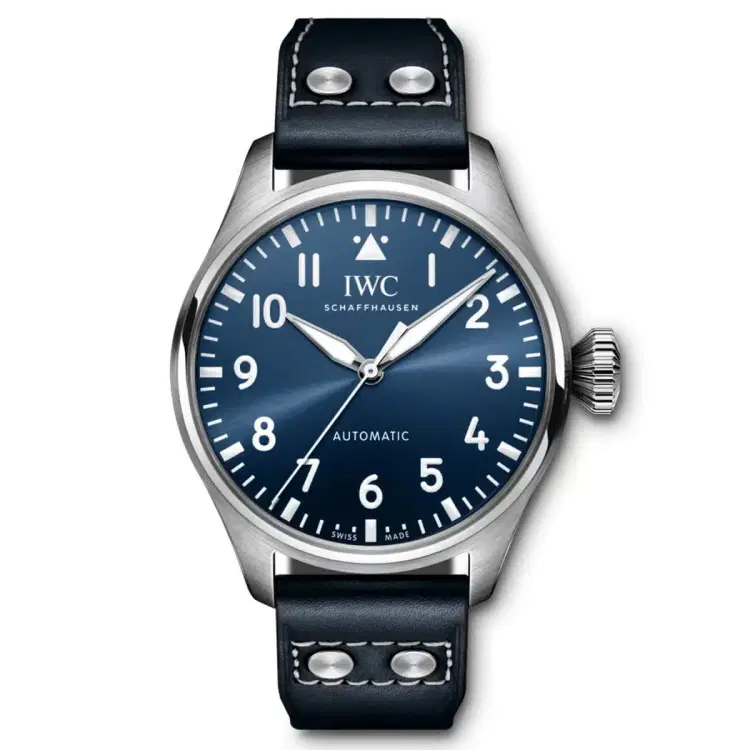 IWC IW329303 Big Pilot's Blue Dial 43mm Stainless Steel Watch-Hover-Image