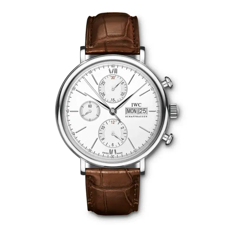 IWC W391007 Portofino Automatic Chronograph Silver Dial Watch-Hover-Image