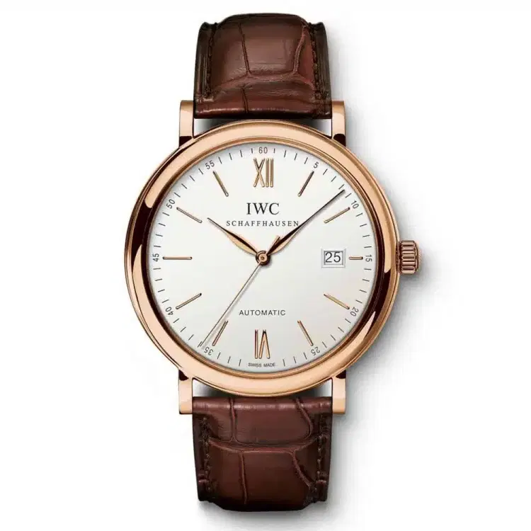 IWC IW356504 Portofino Automatic Silver Dial 18kt Rose Gold Watch-Hover-Image