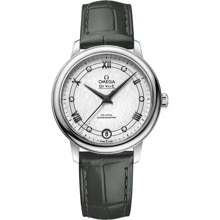Omega 424.13.33.20.52.002 De Ville Prestige Co-Axial Watch –...-Hover-Image