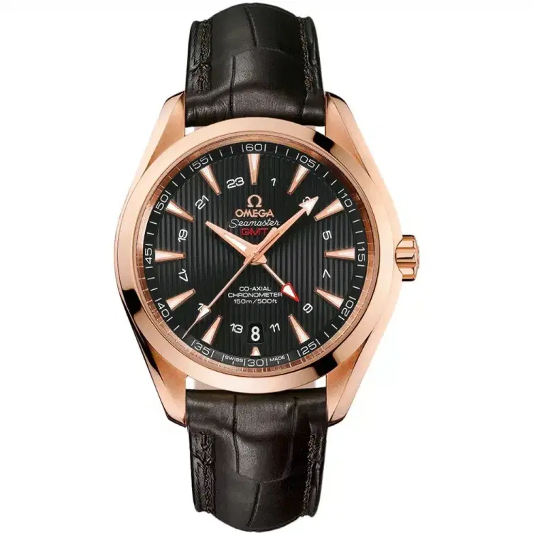 Omega 231.53.43.22.06.002 Aqua Terra 150m GMT Watch  -Hover-Image