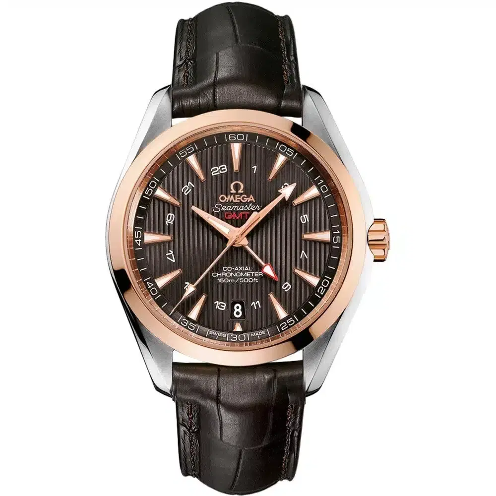 Omega 231.23.43.22.06.001 Aqua Terra 150m GMT Watch  