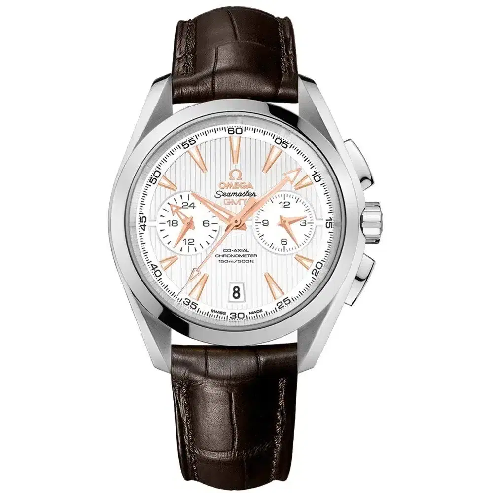 Omega 231.13.43.52.02.001 Aqua Terra 150m Co-Axial GMT Chronograph...