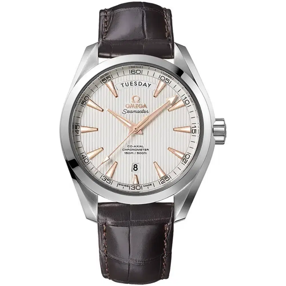 Omega 231.13.42.22.02.001 Aqua Terra 150m Co-Axial Day Date Watch...