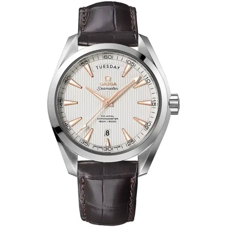 Omega 231.13.42.22.02.001 Aqua Terra 150m Co-Axial Day Date Watch...-Hover-Image