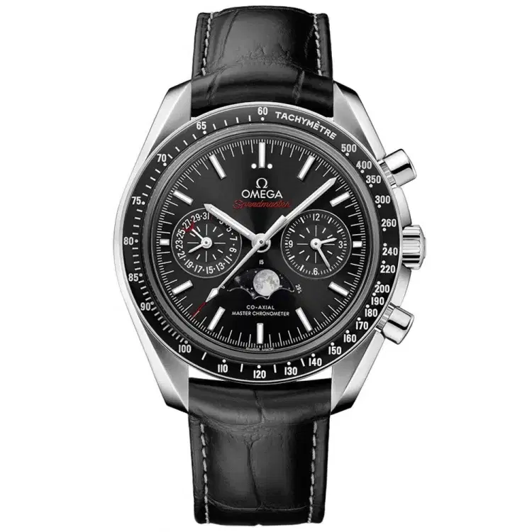 Omega 304.33.44.52.01.001 Speedmaster Moonphase Co-Axial Master...-Hover-Image