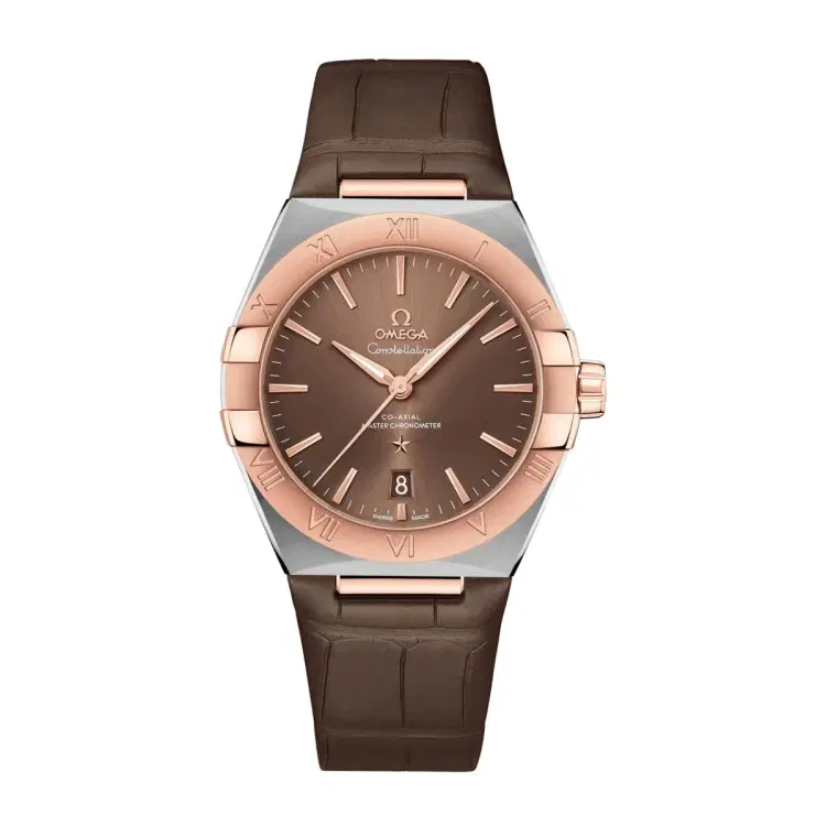 Omega 131.23.39.20.13.001 Constellation Co-Axial Brown Dial-Hover-Image