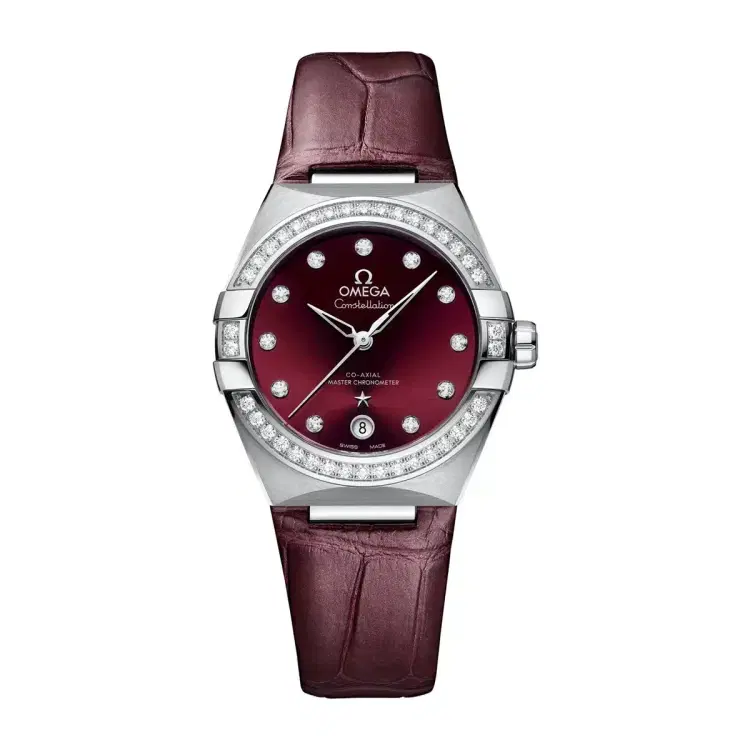 Omega 131.28.36.20.63.003 Seamaster Aqua Terra Co-Axial Red Diamonds Dial-Hover-Image