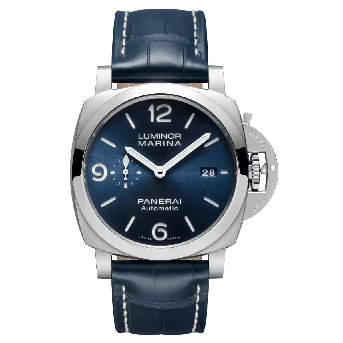 Panerai PAM01313 Luminor Marina Blue Dial 44mm Stainless Steel Watch