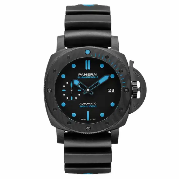 Panerai Submersible Carbotech PAM00960 42mm Black Dial Watch-Hover-Image