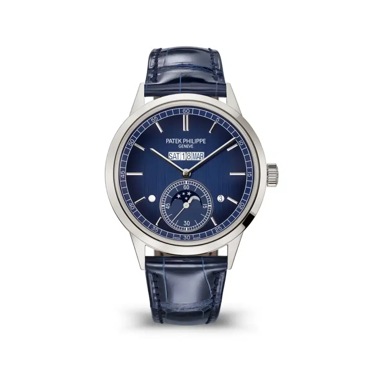Patek Philippe 5236P-001 GRAND Complications Blue Dial Blue Alligator Strap Watch