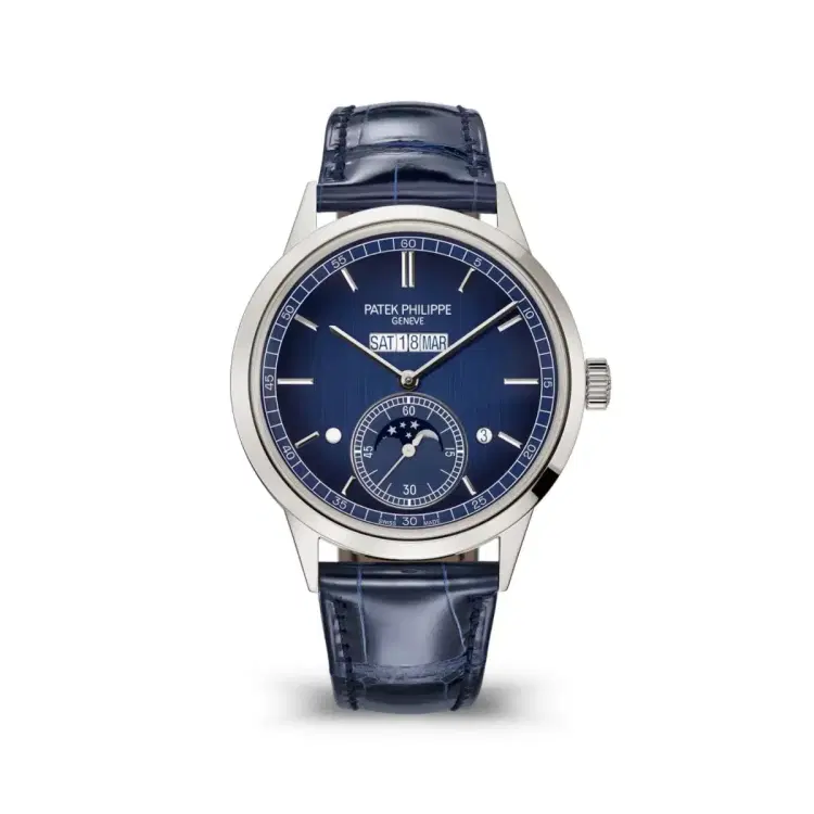 Patek Philippe 5236P-001 GRAND Complications Blue Dial Blue Alligator Strap Watch-Hover-Image