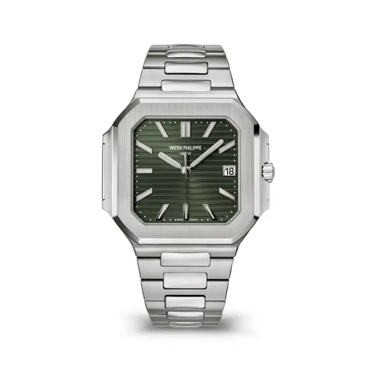Patek Philippe 5821-1A-001 Cubitus Green Dial Steel Bracelet Watch-Hover-Image