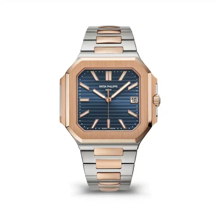 Patek Philippe 5821-1AR-001 Cubitus Blue Dial Rose Gold and Steel Watch-Hover-Image