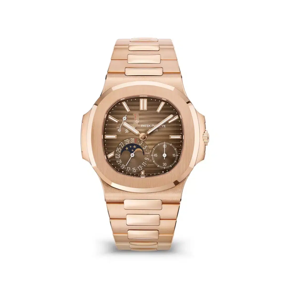 Patek Philippe 5712-1R-001 Nautilus Brown Dial Rose Gold Bracelet