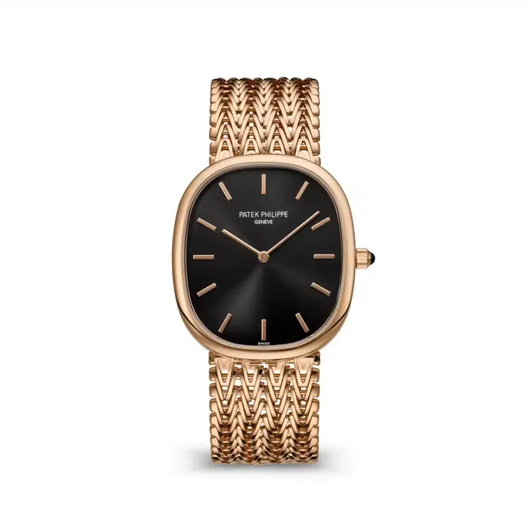 Patek Philippe 5738-1R-001 Golden Ellipse Black Dial Rose Gold Bracelet-Hover-Image