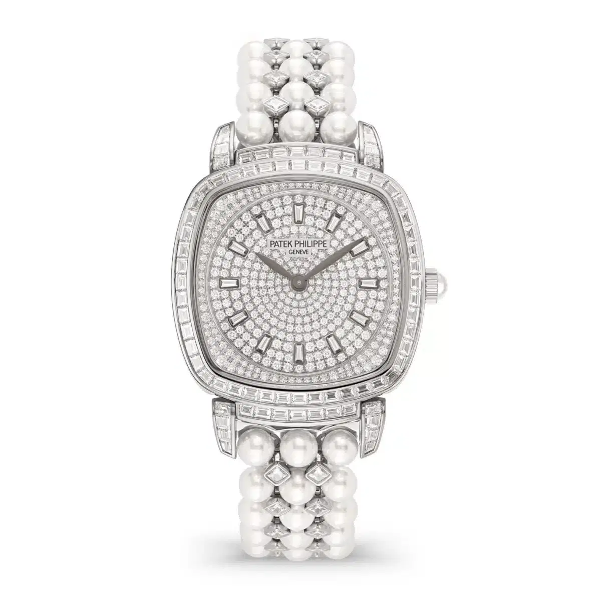 Patek Philippe 7042-100G-010 Gondolo Diamond Dial Pearl and Gold Bracelet