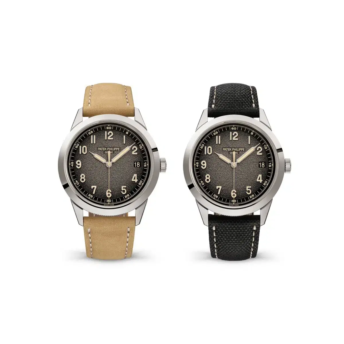 Patek Philippe 5226G-001 Calatrava Gray Dial Beige Leather Strap