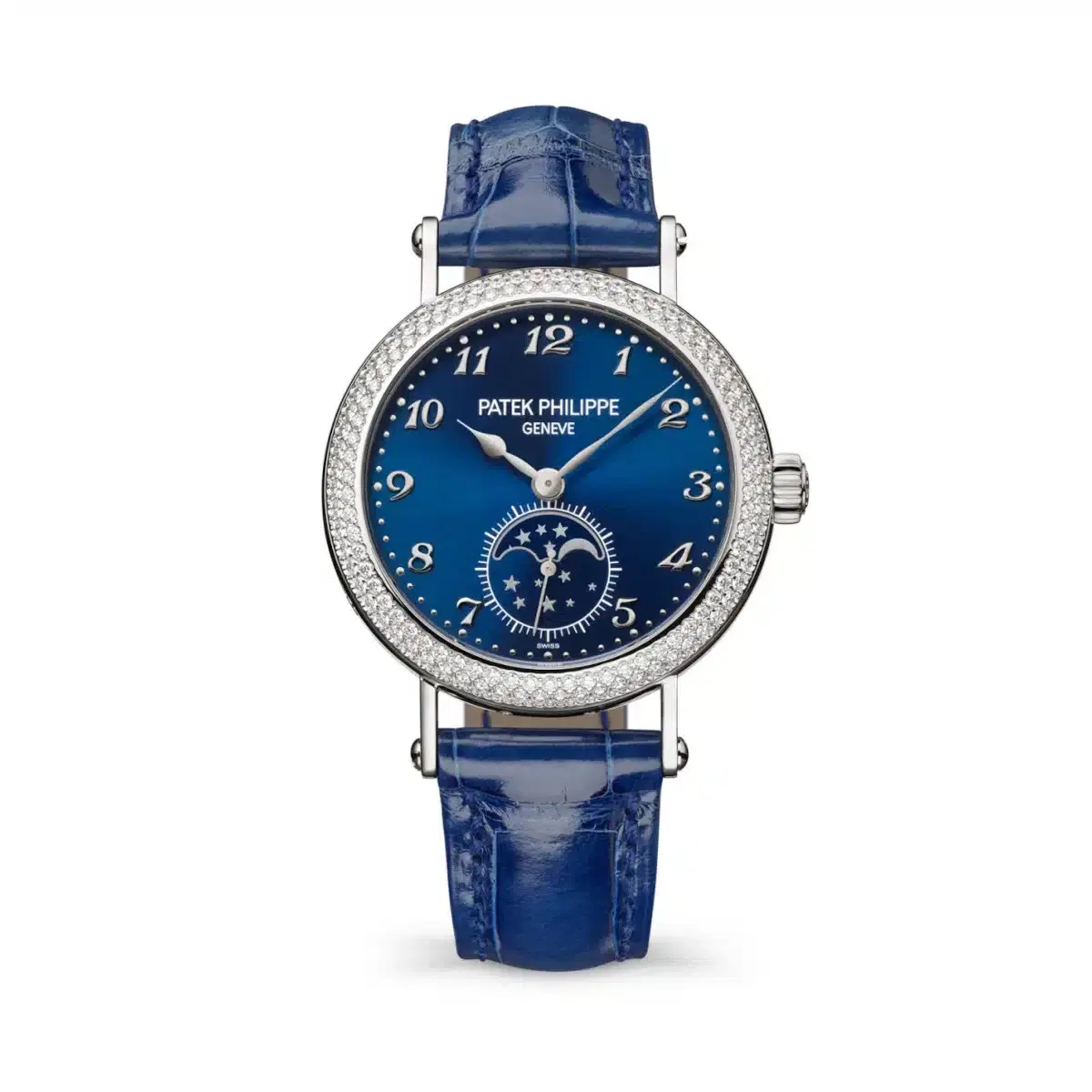 Patek Philippe 7121-200G-001 Complications Blue Dial Blue Leather Strap
