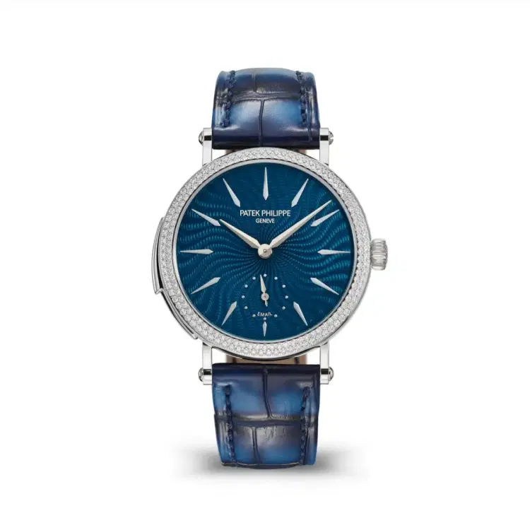 Patek Philippe 7040-250G-001 GRAND Complications Blue Dial Blue Leather Strap-Hover-Image