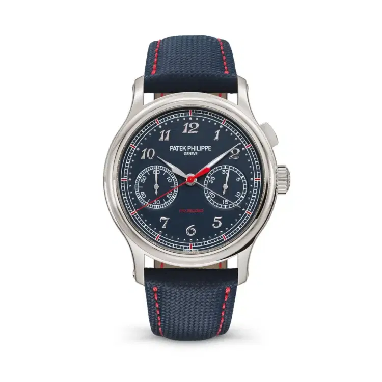 Patek Philippe 5470P-001 Grand Complications Blue Dial Navy Blue Calfskin Strap-Hover-Image
