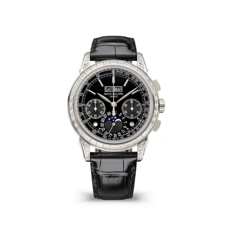 Patek Philippe 5271P-010 Grand Complications Black Dial Black Leather Strap-Hover-Image