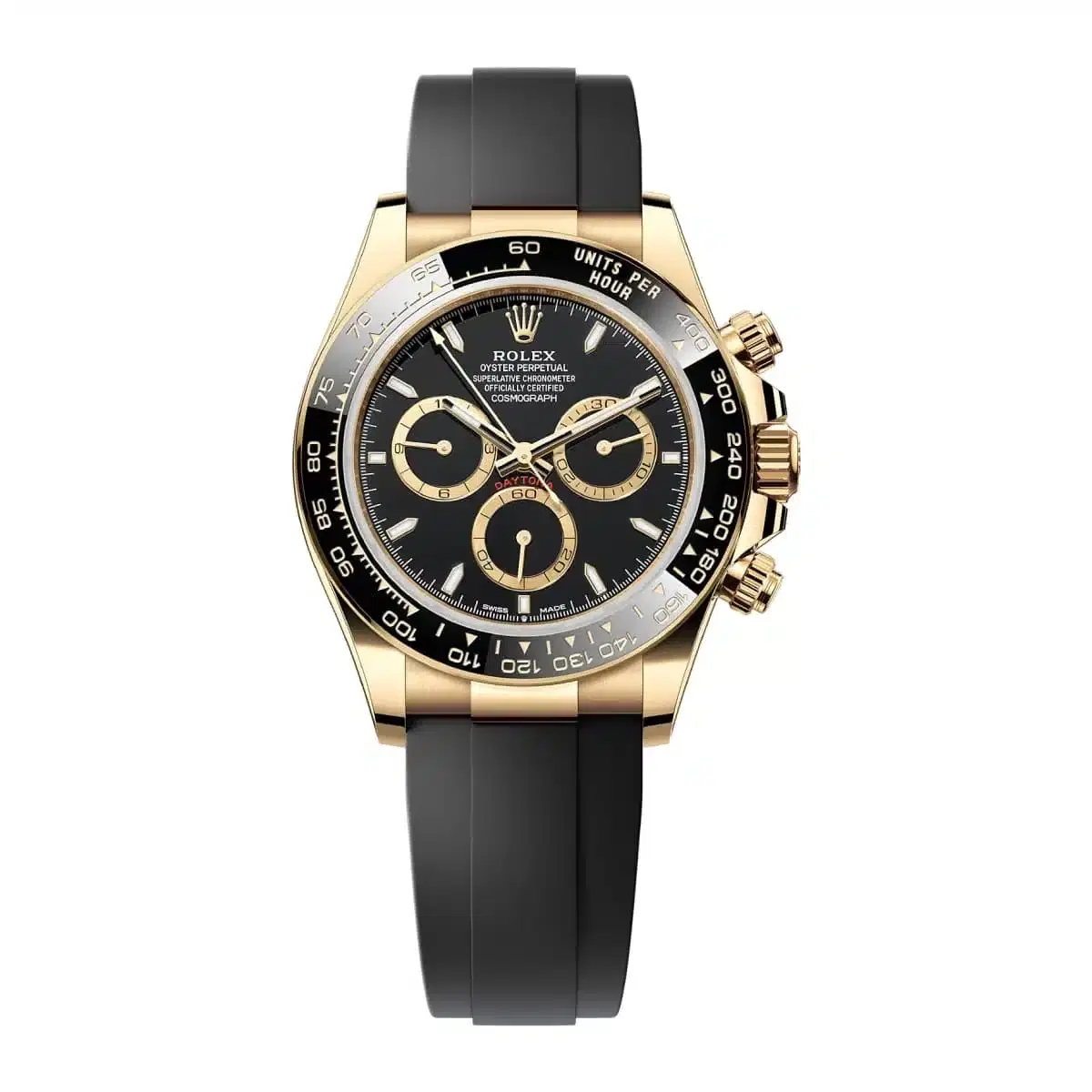 Rolex Daytona 126518ln-008 Black Dial Oysterflex Band - Luxepolis