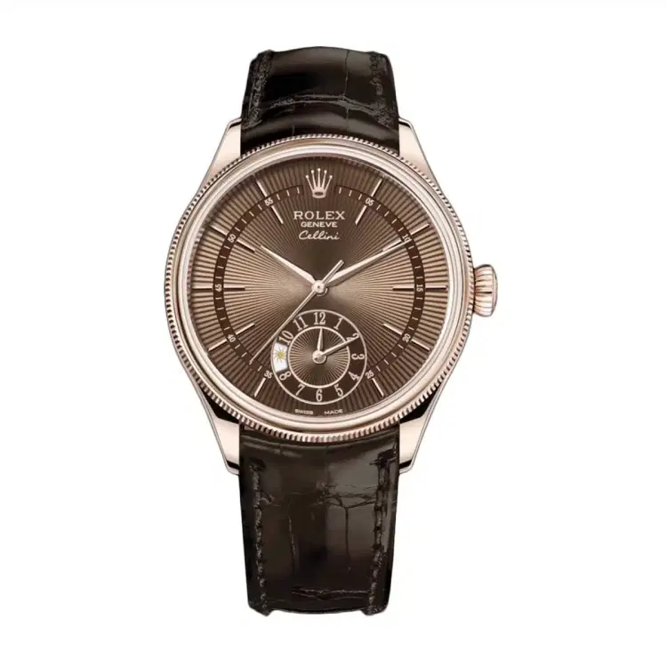 Rolex 50525 Cellini 39mm Brown Dial Watch-Hover-Image