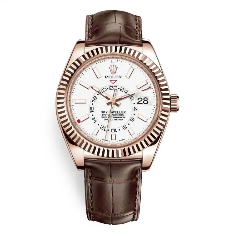 Rolex 326135 Sky Dweller 42mm Men's Watch White Index-Hover-Image