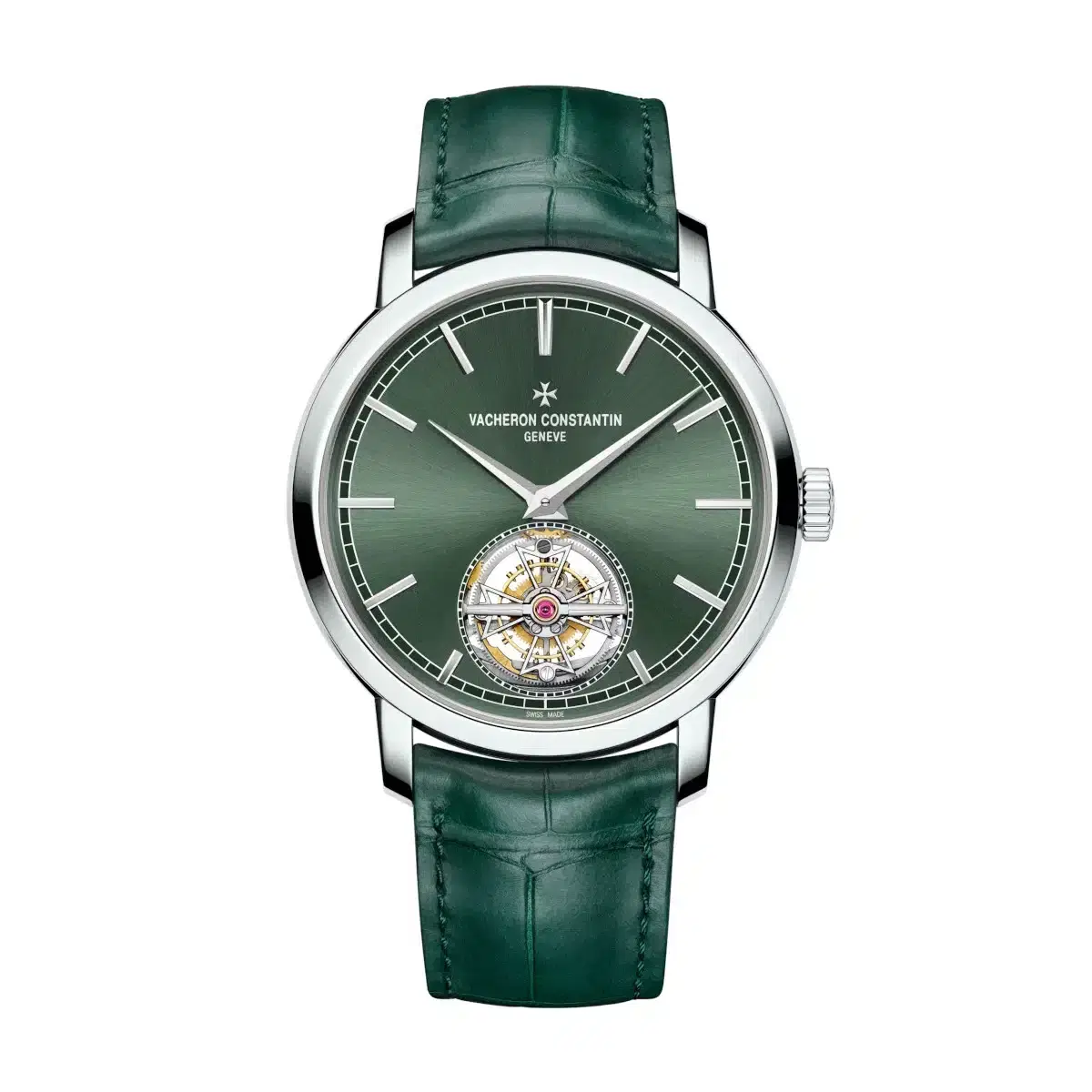 Vacheron Constantin 6000T/000P-H025 Traditionnelle Tourbillon Green Dial Platinum