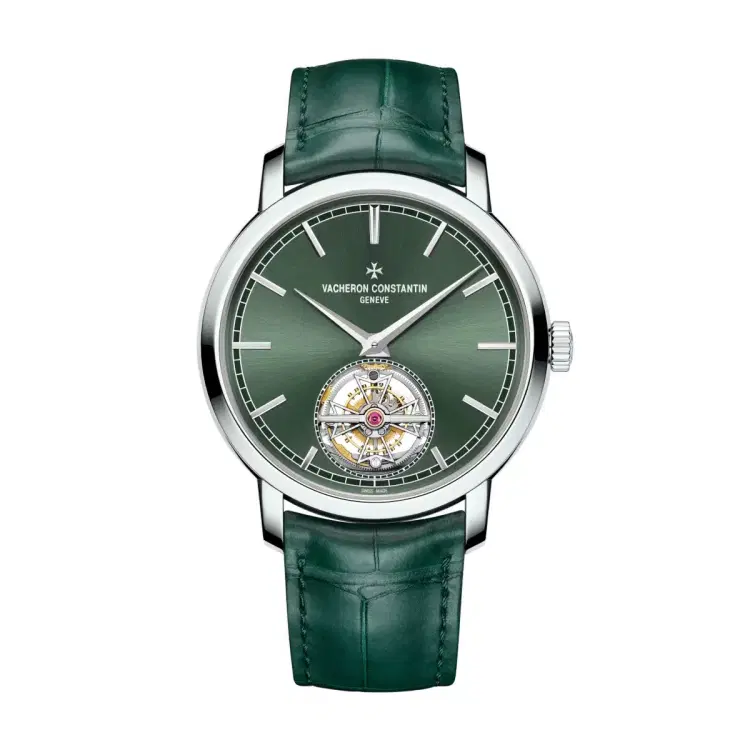 Vacheron Constantin 6000T/000P-H025 Traditionnelle Tourbillon Green Dial Platinum-Hover-Image