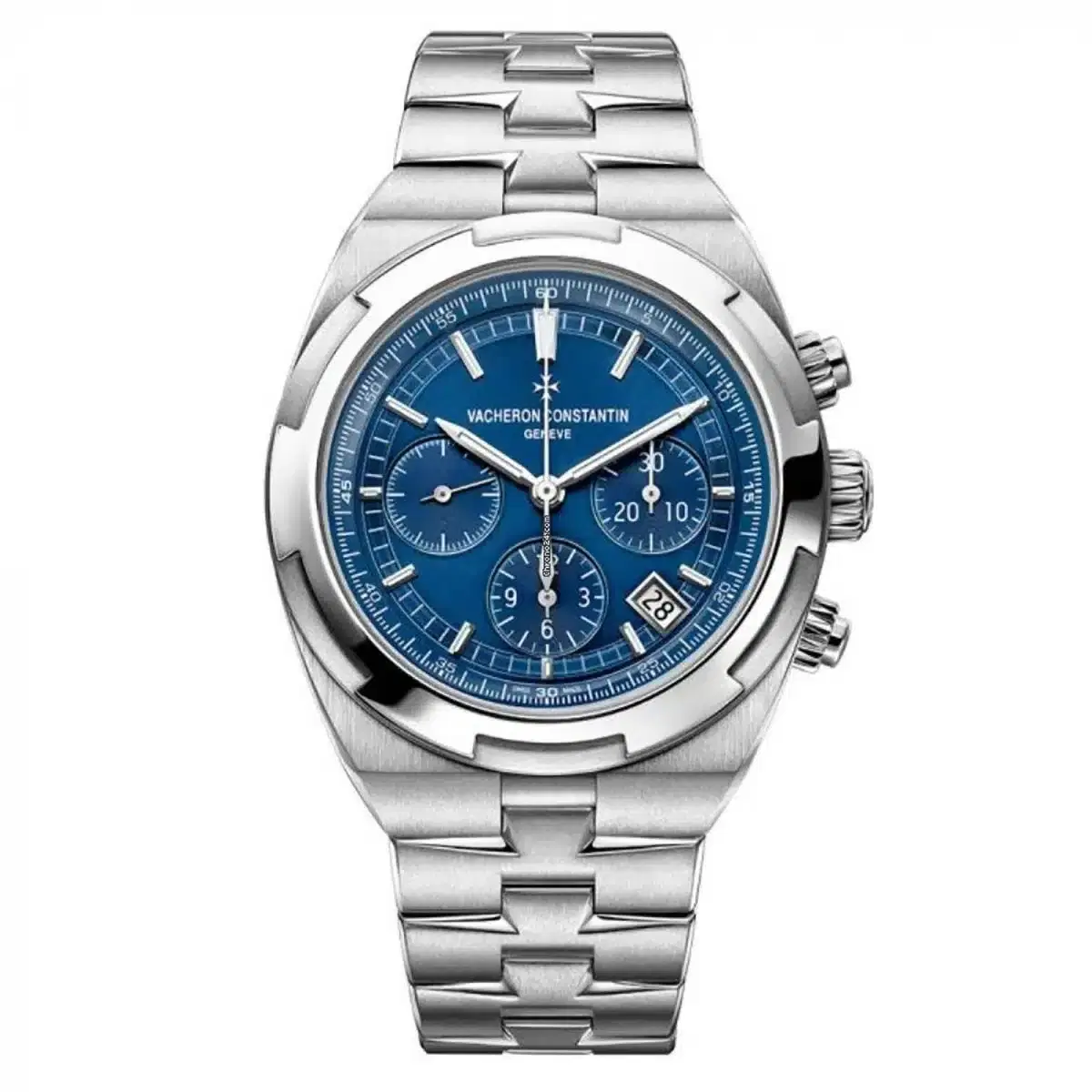 Vacheron Constantin 5500V/110A-B148 Overseas Chronograph Blue Dial Mens Watch