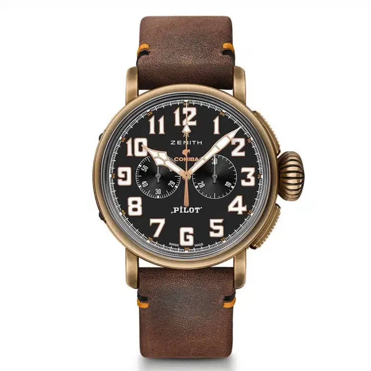 Zenith 29.2432.4069/27.C794 Pilot Type 20 Chronograph Cohiba Edition Watch-Hover-Image