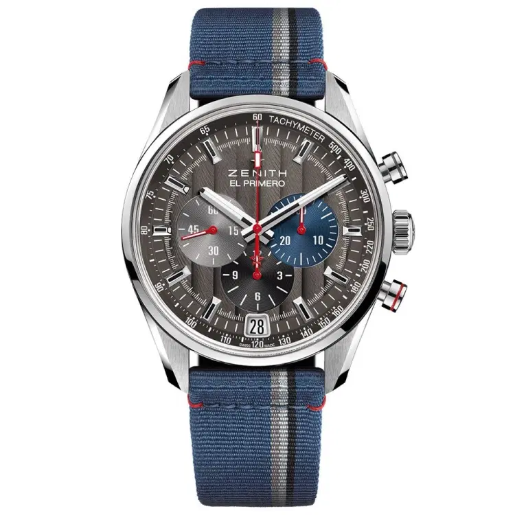 Zenith 03.2046.400/25.C802 El Primero Chronograph Automatic Grey Dial Watch-Hover-Image