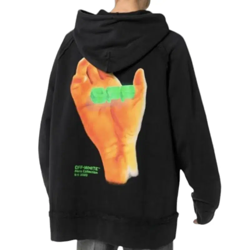 Off White Hand Logo Hoodie