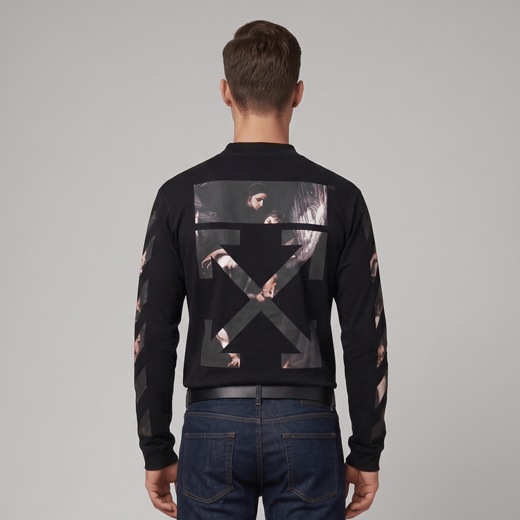 Off White x Virgil Abloh Carvaggio T-Shirt Size M-Hover-Image