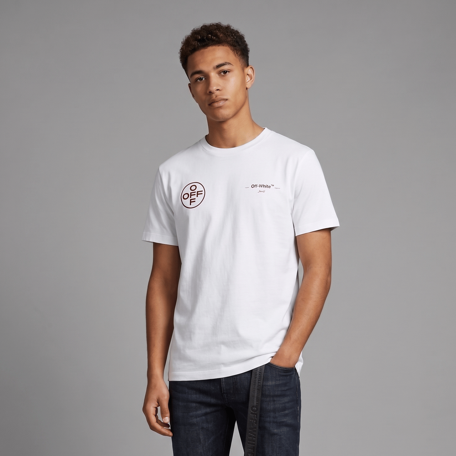 Off White Blurred Lines Arrow T Shirt Size XXL
