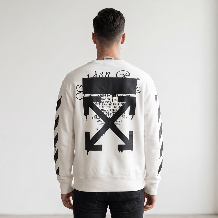 Off White Dripping Arrows Sweatshirt Size S-Hover-Image