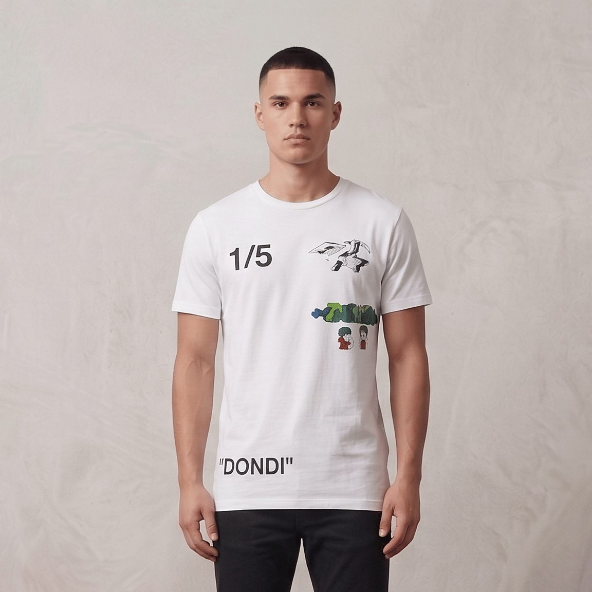 Off White Virgil Abloh Dondi Graphic Print Tshirt Size L