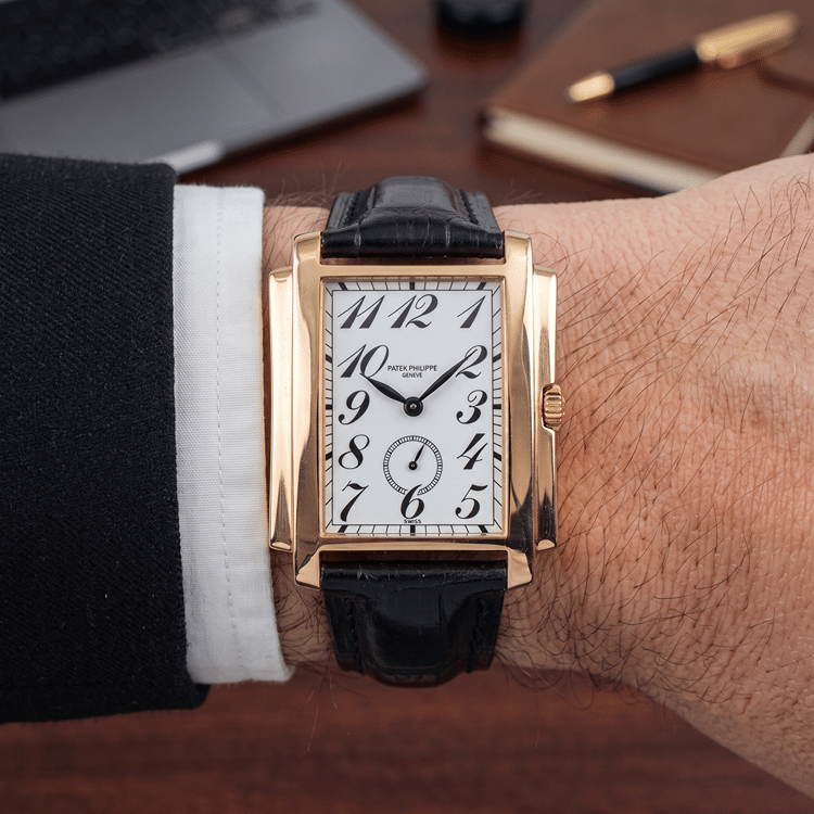 Patek Philippe Gondolo 30 MM Yellow Gold Manual Winding Watch Ref. No 5024J-Hover-Image