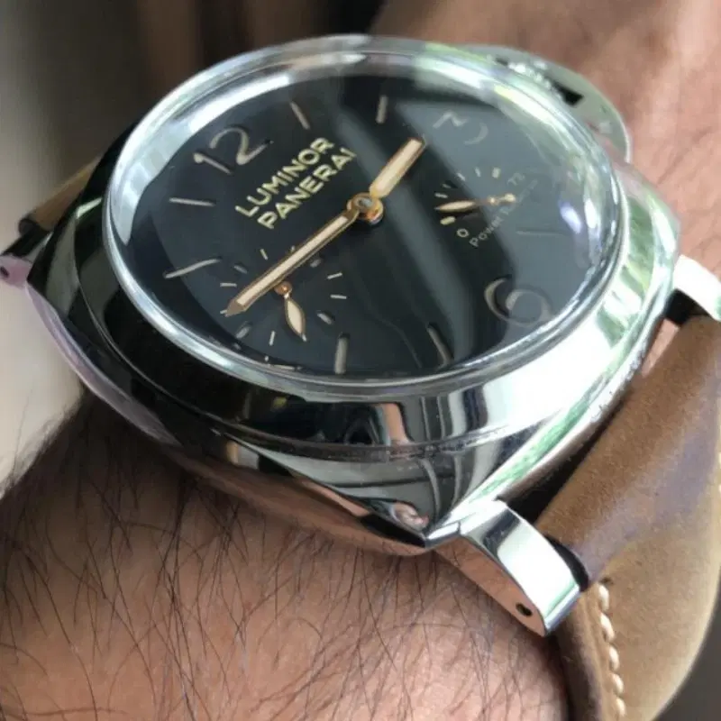 Panerai Luminor 1950 Power Reserve Leather Watch