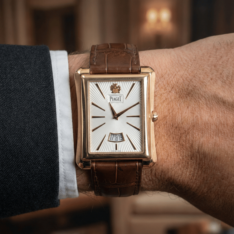 Piaget Emperador 36 MM Date Rose Gold Automatic Men Watch-Hover-Image