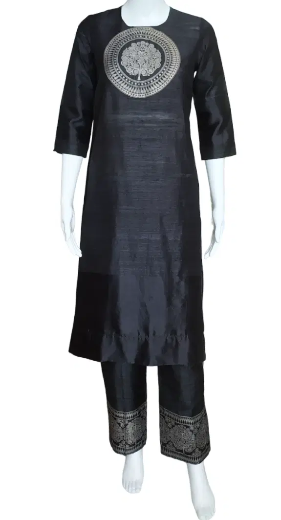 Payal Khandwala Black Kurti Set
