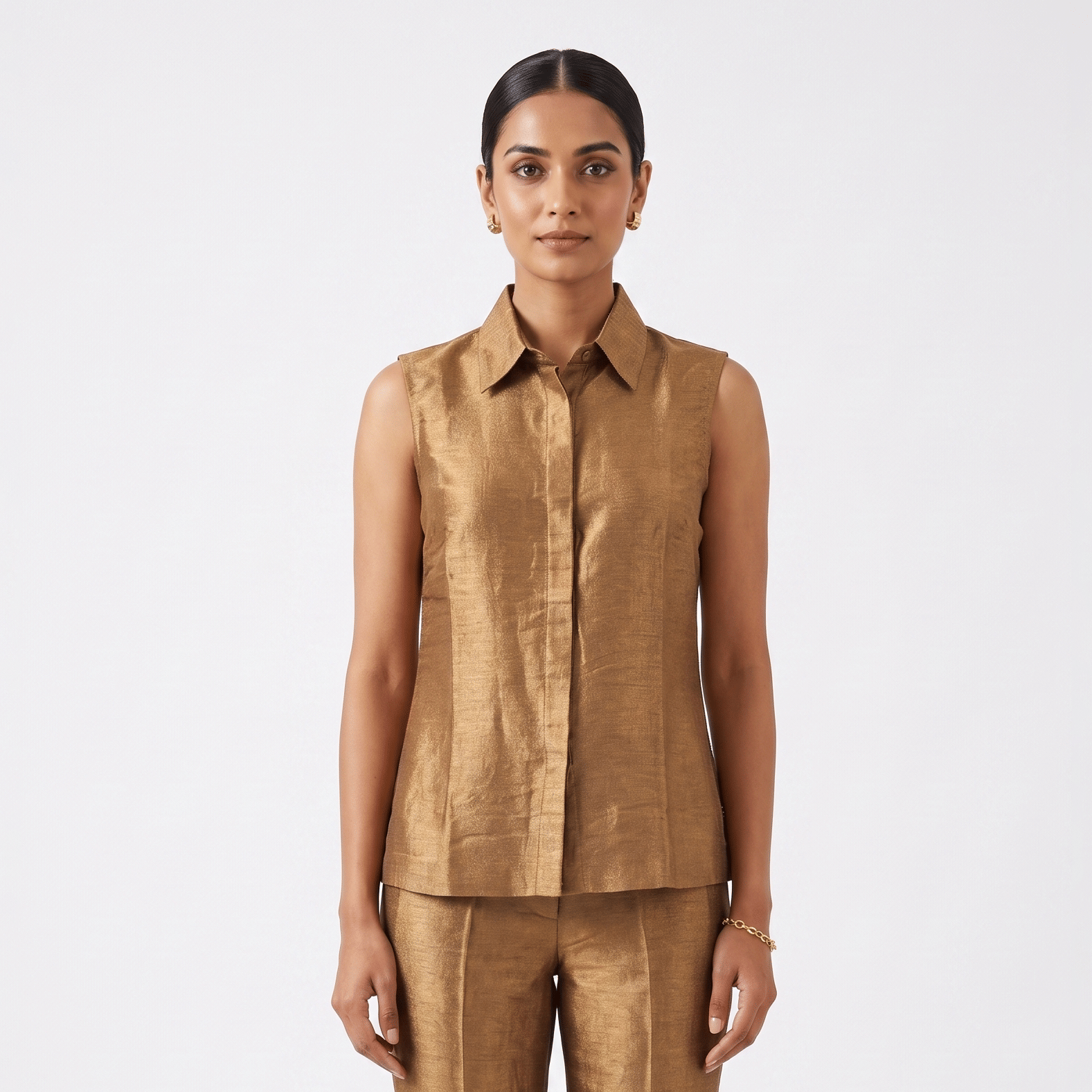 Payal Khandwala Golden Coord Set