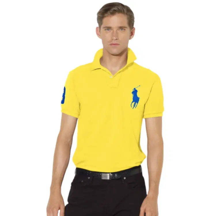 Polo Ralph Lauren Yellow Big Pony Polo-Hover-Image