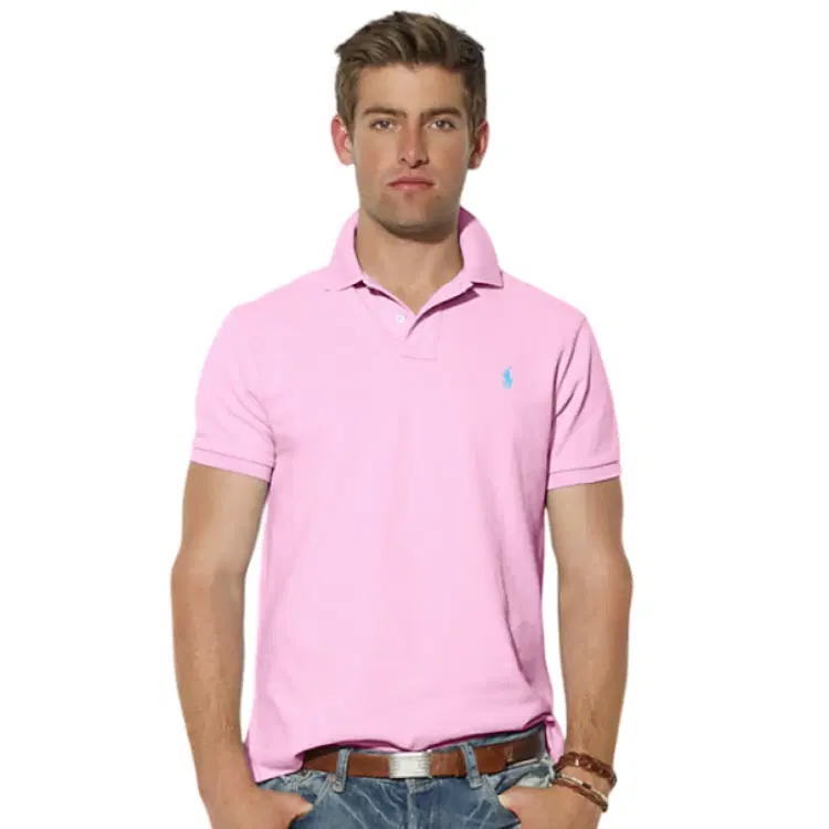 Polo Ralph Lauren Pink Polo Shirt-Hover-Image