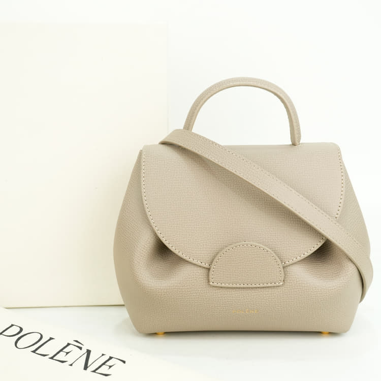 Polene Numero Un Nano Edition Textured Taupe-Hover-Image