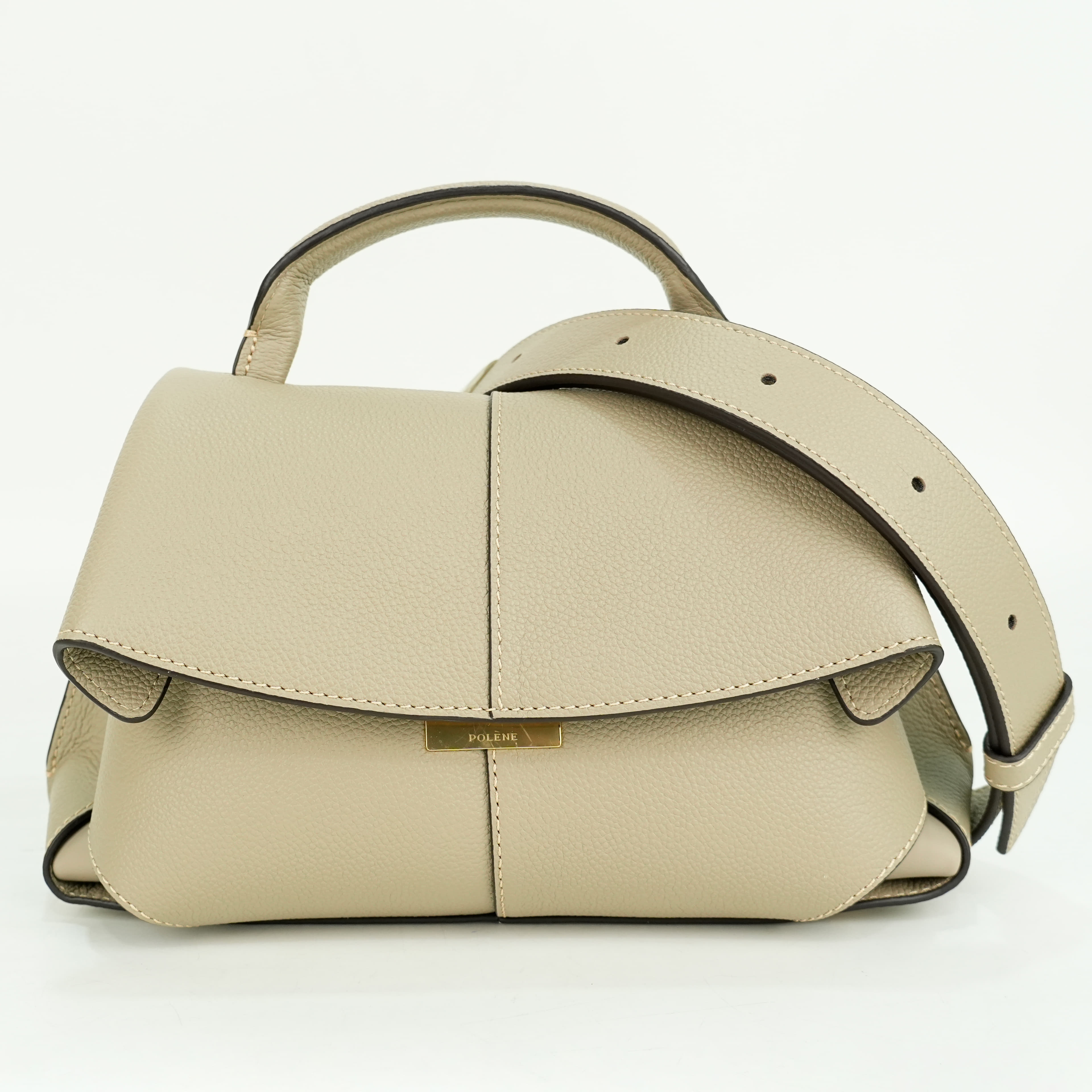 Polene Mokki Mini in Textured Taupe